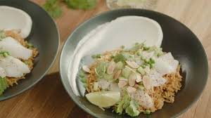 Turbot Effeuille Sur Un Riz A L Indienne Cuisinez Tele Quebec Food Cooking Recipes