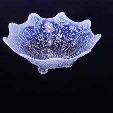 Check spelling or type a new query. Lot Three Northwood Jefferson Opalescent Dishes In Ruffles Rings Pattern W Floral Border Northwood Green Dish In Pearl Flowers P