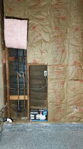 utility sink to washer stand pipe rough