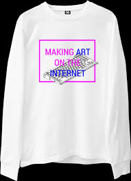 Maybe you would like to learn more about one of these? Download Vaporwave Aesthetic Clothing Internet Art Sweatshirt Long Sleeved T Shirt Png Image With No Background Pngkey Com
