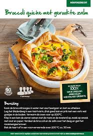 Broccoli Lidl Nederland Voedsel Ideeen Gerookte Zalm Broccoliquiche