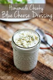 The Best Ever Homemade Chunky Blue Cheese Dressing Blue Cheese Dressing Recipe Blue Cheese Dressing Homemade Salads
