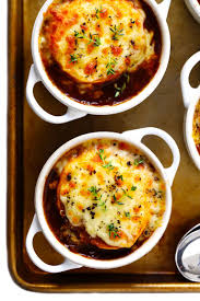 Add mixture to slow cooker and whisk, until mixture thickens enough to coat the back of a spoon, leaving a distinct line when a finger is run through. French Onion Soup