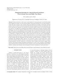 Ladines myla maloles carmina masicap jerico matoy khcarla may mendoza cill bryan. Pdf Management Strategies For Control Of Stored Grain Insect Pests In Farmer Stores And Public Ware Houses