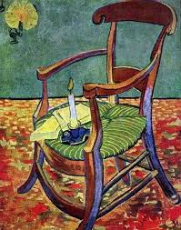 Van gogh bedroom painting meaning. Description Of The Painting By Vincent Van Gogh Gauguin S Chair Chair Van Gogh Vincent