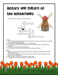 History of halloween crossword puzzle answers. Netherlands History And Culture Crossword Puzzle Answer Key Woo Jr Kids Activities