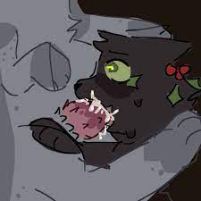 animal genitalia animal penis ashfur (warriors) black body black  fur bodily fluids cum cum in mouth cum inside domestic cat duo ejaculation  felid feline feline genitalia feline penis felis