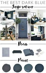Dark Blue Paint Decor And Inspiration