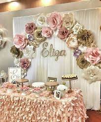 Baby Shower Ideas For Girls And Boys Baby Shower Decorations And Baby Shower Decor Baby Babyshower Flower Wall Rental Girly Decor Birthday Decorations