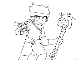 Wil je graag brawl stars kleurplaten maken? Amber Brawl Stars Coloring Pages Print A New Brawler