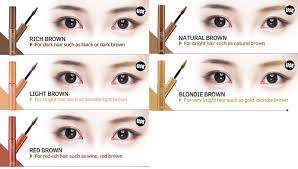 Here's how to maintain your eyebrows at home and get them perfectly shaped whether they're in need of some tweezing, grooming or filling in. Etude House Drawing Eye Brow Swatches