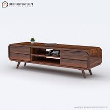 A tv tray table, tv dinner tray, or personal table is a type of collapsible furniture that functions as a small and easily portable, folding table. Dorian Solid Wood Tv Table With Storage Brown Decornation