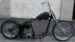 N176 Og Gangster Whitewall Softail Stock Tire Malibu Motorcycle Works Softail Motorcycle Bobber Bikes