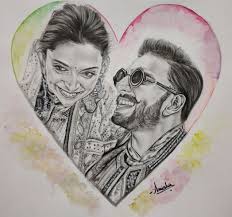 Maybe you would like to learn more about one of these? Sketchof Ranveer Deepika Sketches Deepika Padukone Portrait Tattoo