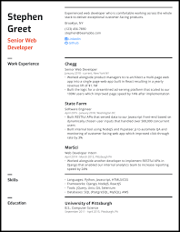 Received 80%+ experience scores on every web application built for softwarex. 5 Web Developer Resume Examples Built For 2021