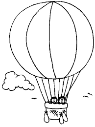 Disney castle and mickey mouse hot air balloon coloring page from hot air balloons category. Preschool Kids Hot Air Balloon Coloring Pages Coloring Sky