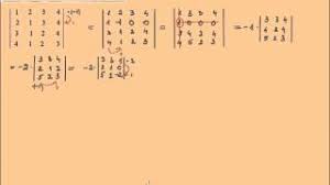 Acest procedeu de calcul se numete regula lui sarrus. Determinantul De Ordinul 4 Lic Determinant3 Youtube