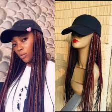 Braided Wig Inbuilt Face Cap Wig Box Braids The Length In The Is 30 Inches The Cap Color Is Black Pls Chose The Color Of Your Braids Braids Wig How To Wear A