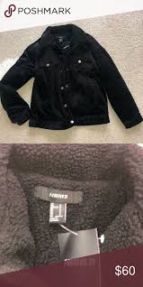 Forever 21 Black Corduroy Sherpa Jacket Corduroy Sherpa Jacket Stylish Eve Outfits Petite Fashion