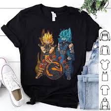 Gohan powers up and all 10 are defeated. Mortal Kombat Dragonball Z Vegeta Goku Shirt Hoodie Sweater Longsleeve T Shirt