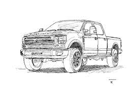 350 ford truck drawings truck coloring pages monster. I Sketched This Super Duty With Ink To Make A Colouring Page For The Kids So Here Is A Full Size Copy In Case You Or Your Kids Would Like To Give