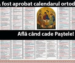 Calendarul crestin ortodox 2017 contine sfintii, sarbatorile din fiecare zi, zilele de post, posturile de peste an, cand se sarbatoreste pastele. Calendarul Ortodox 2019 Cand PicÄƒ SÄƒrbÄƒtoarea Pastelui Evenimentul Zilei