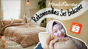 Salah satu produk unggulan kami adalah bed cover dan sprei hotel. Unboxing Review Sprei Bed Cover Rekomendasi Dari Shopee Aesthetic Look For Room Decor Youtube