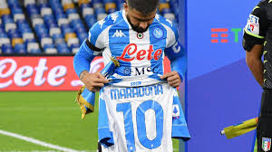 Corsa del xx settembre (race of 20 september). Napoli Beat Roma In Argentina Themed Kit To Honour Maradona On Emotional Night In Naples Eurosport