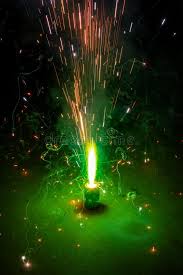 Green Color Flower Pots Fireworkstubri Burning On The Ground During The Diwali Aff Pots Fireworkstubri Flow Flower Pots Green Colors Christmas Images
