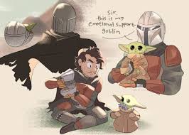 Emotion Support Goblin The Child The Mandalorian Funny Star Wars Memes Star Wars Memes Star Wars Humor