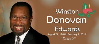 Pastor Winston Donavan Edwards 1948 to 2016
