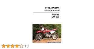 Amazon.com: 2003-2012 Honda CRF230FLM Service Manual eBook : Cyclepedia  Press LLC: Automotive