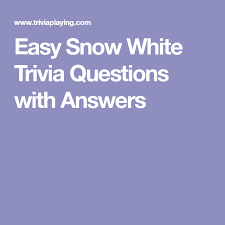 There's nothing more magical than a winter snowfall! Pin By De An Davis On Disney Trivia Snow White Trivia Trivia Quiz Questions Trivia