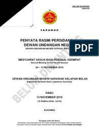 Dap sarawak has been mentioned less than a dozen times throughout the rss channels we monitor. Unedited Hansard 13112019 Full
