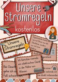 Unsere Stromregeln Kostenlose Plakate Unterrichtsmaterial In Den Fachern Fachubergreifendes Physik In 2020 Grundschule Experiment Grundschule Unterrichtsmaterial Grundschule