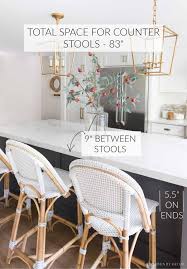I live in an older home with absolutely no storage in i didn't end up using all of the shelves since some of the items i need to store are large and heavy — i liked it has opened up the limited counter space i have in my apartment while giving the kitchen a minimalist tone. Kitchen Counter Stools 101 4 Must Know Things To Look For My Favorite Picks Driven By Decor