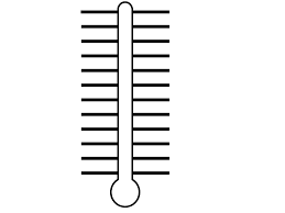 blank thermometer goal chart clipart best cliparts co