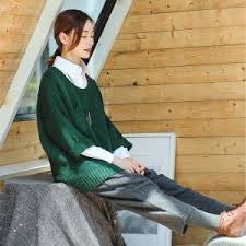 Up to 70% off at ssense. Embroidered Collar Korean Sweater Oversized Green Sweater In Green One Size Morimiss Com