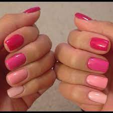 pin by kathryn ellis on beauty pink ombre nails dark pink nails pink nails