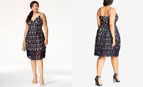 City Chic Plus Size Trendy So Fancy Lace Dress Plus Size Sale Clearance Plus Sizes Macy S City Chic Plus Lace Dress Dresses