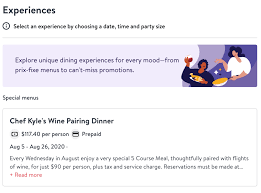 Opentable rewards get rewarded for doing the things you love. Book Unique Restaurant Experiences With Opentable