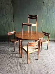 Reserved 1960s Danish Teak And Papercord Dining Set By Mogens Etsy Teak Dining Table Danish Furniture Furniture