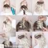 Easy Half Up Half Down Bun