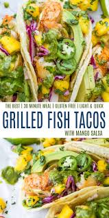 Maybe you would like to learn more about one of these? Grilled Fish Tacos With Mango Salsa L Joyful Healthy Eats