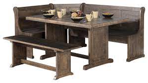 Check spelling or type a new query. Sunny Design Homestead Breakfast Nook With Side Bench Rustic Dining Sets By Nader S Furniture Houzz