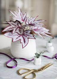 Make A Simple Diy Paper Begonia Plant For Your Home Paper Flowers Begonia Diy Paper