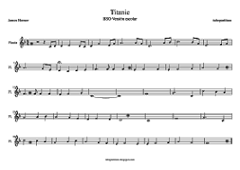 Pin En Piano Como ves, estas tocando titanic en flauta dulce con notas, las. pin en piano