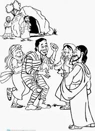 Www grassroots com au studybooks setfree kidslent2011 weekly2011. Jesus Raises Lazarus Coloring Page Coloring Home