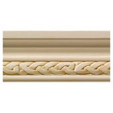 Hardwood embossed vine panel moulding using house of fara 3/8 in. Ornamental Mouldings White Hardwood Celtic Small Chair Rail Moulding 1 2 X 1 3 4 X 96 In The Home Depot Canada