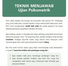 Klik sini untuk tahu tentang potensi diri bagi merancang halatuju anda! Calon Ujian Psikometrik Ujian Psikologi 1 Penolong Pegawai Latihan Vokasional Gred Dv29 Kejuruteraan Mekanikal 2 Penolong Pegawai Latihan Vokasional Gred Dv29 Kejuruteraan Elektronik 3 Penolong Pegawai Latihan